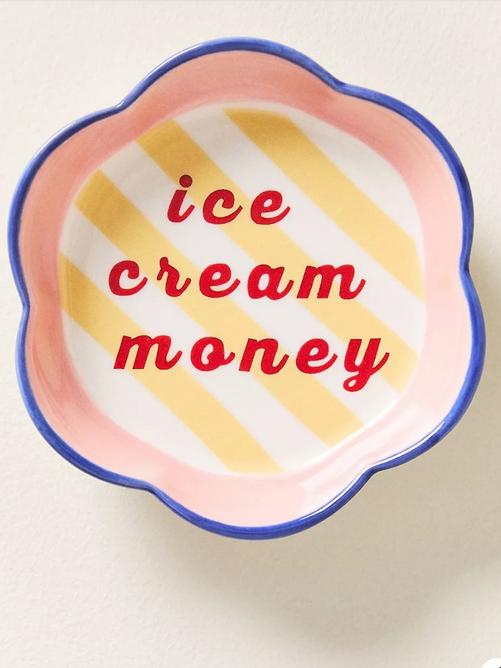 Anthropologie Ice Cream Money Boardwalk Trinket Dish Dice Holder - Picture 2 of 3